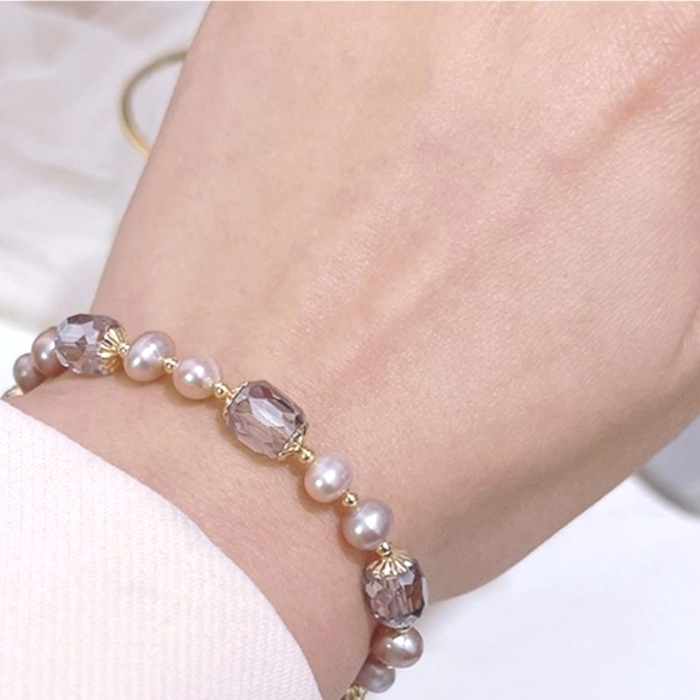 14k Gold Plated Jade Butterfly Crystal Glass Bracelet For Her Chinese Style Jade - Picture 3 of 3